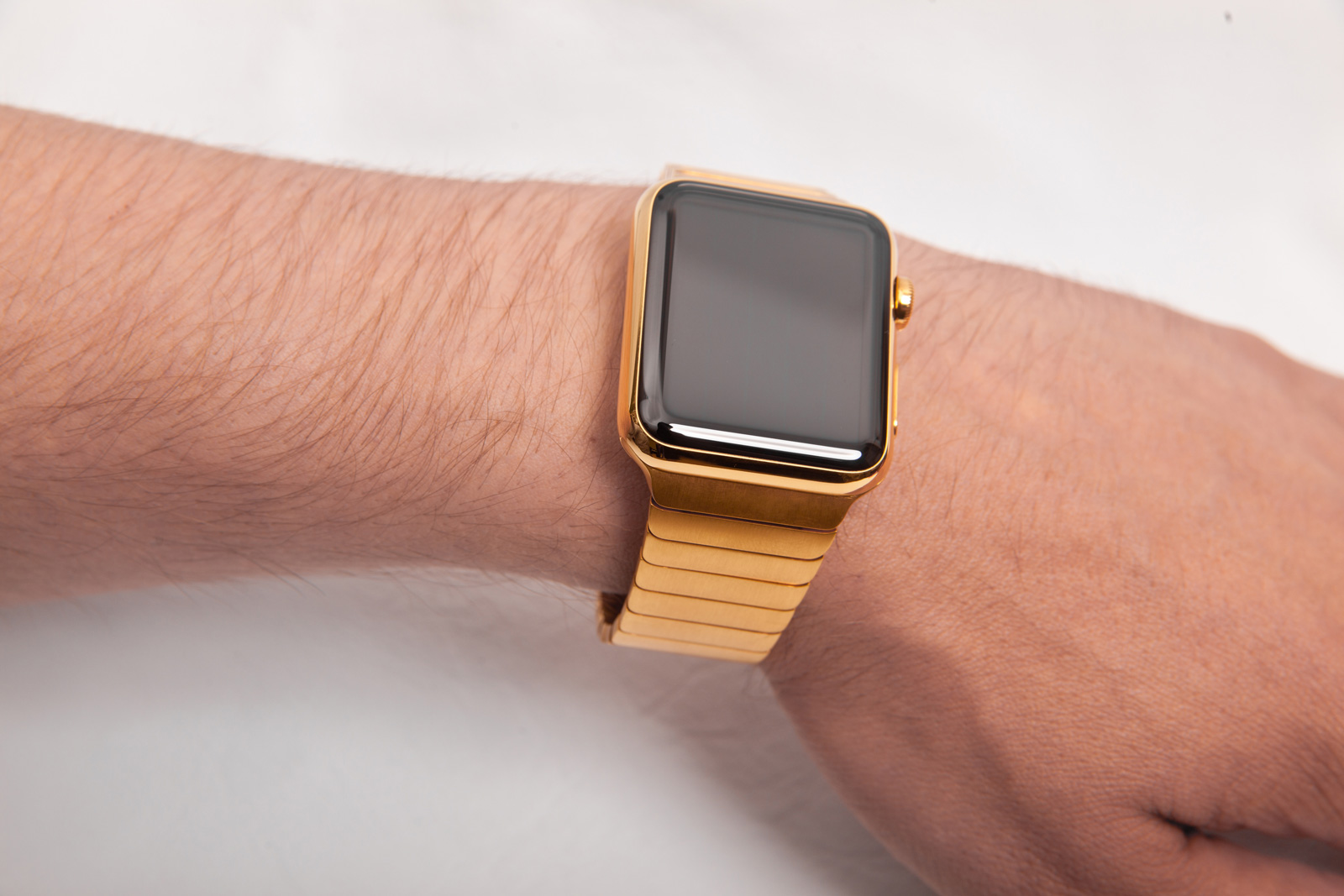 pulsera de eslabones chapados en oro de Apple Watch